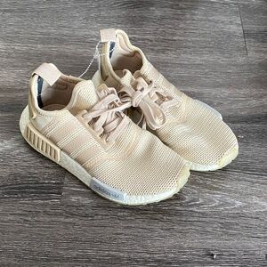 Adidas Kids Beige Sneakers, Size 5.5